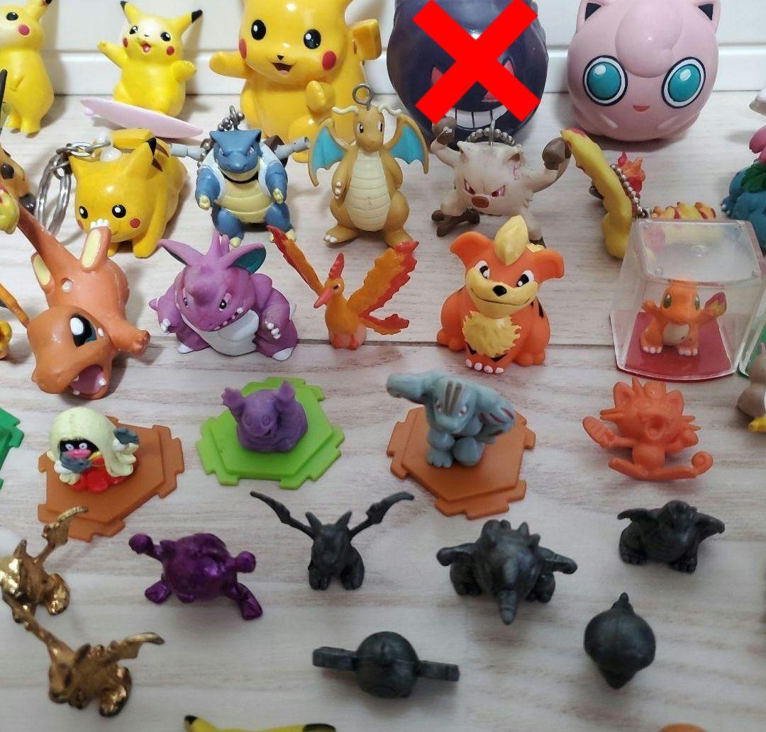 【まとめ売り】ポケモン105体　キーホルダー　スタンプ　ソフビ　メタル