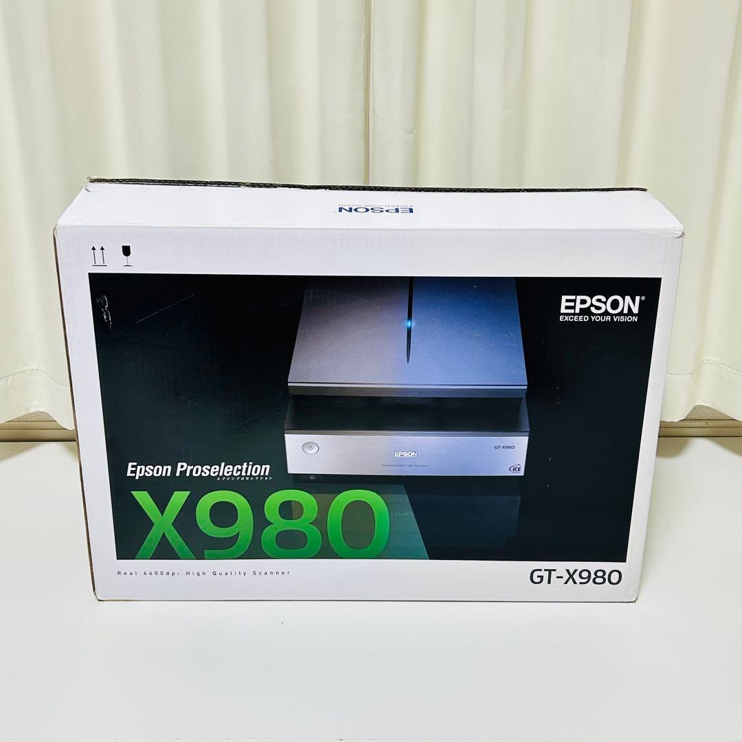 【ほぼ未使用】【廃盤】EPSON GT-X980 A4 フラットベッドスキャナー