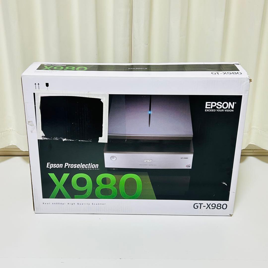 【ほぼ未使用】【廃盤】EPSON GT-X980 A4 フラットベッドスキャナー