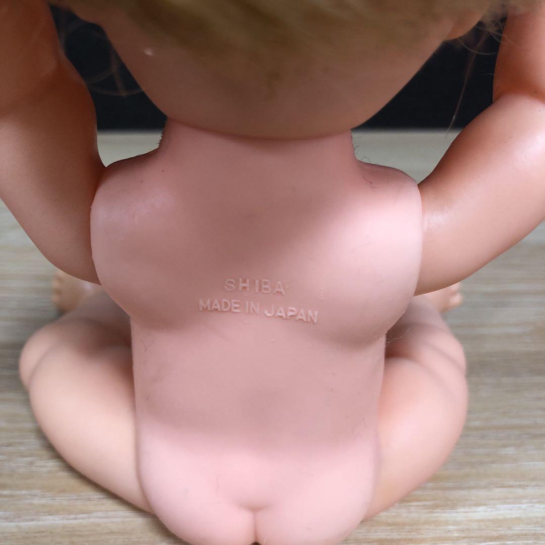 G☆ 昭和レトロ　レトロポップ　鳴る赤ちゃん　ソフビ人形