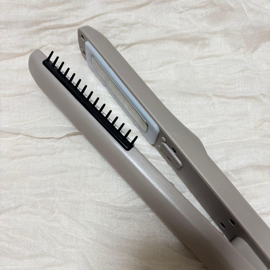 YAMAN 超音波ヘアアイロン グレージュ シャインプロ