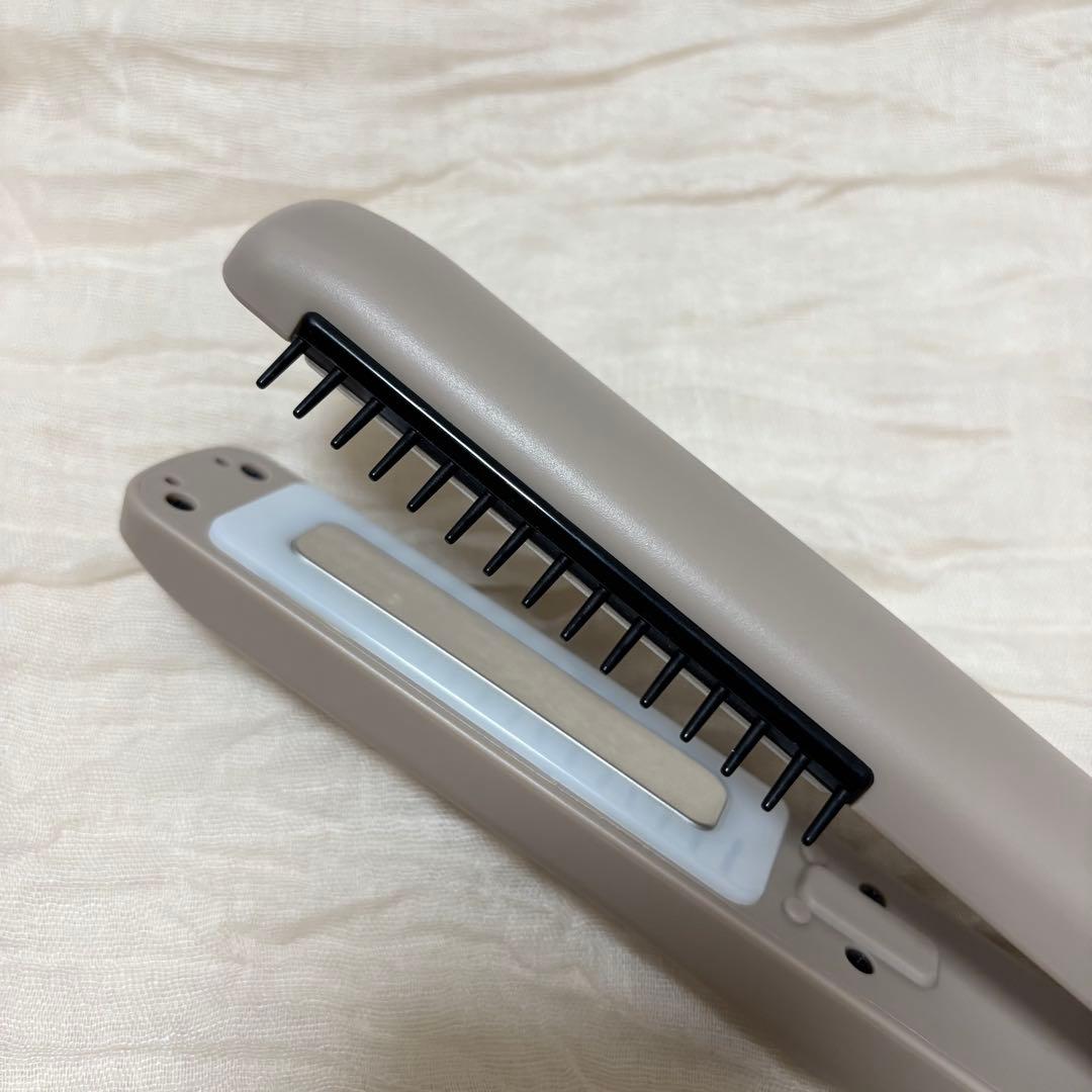 YAMAN 超音波ヘアアイロン グレージュ シャインプロ