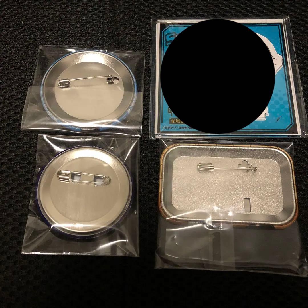 呪術廻戦　缶バッジ　五条悟　まるかく　3点セット