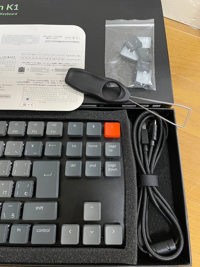 keychron k1 茶軸 キークロン　メカニカルキーボード