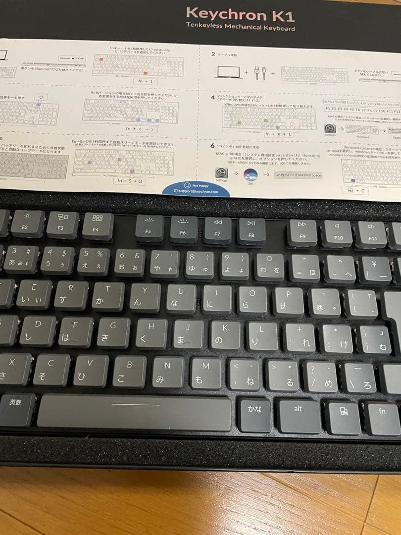 keychron k1 茶軸 キークロン　メカニカルキーボード