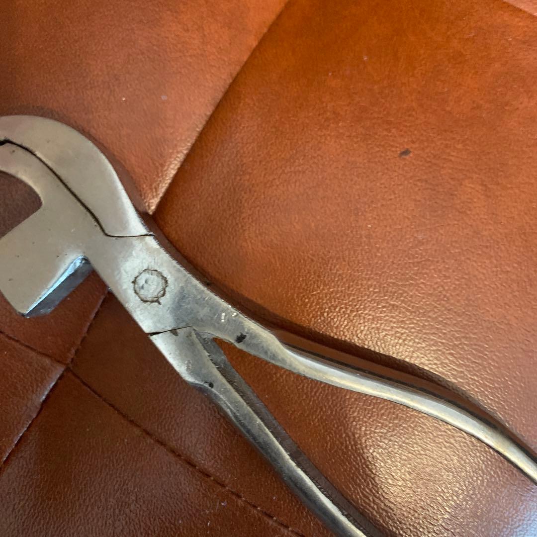 靴工具　靴道具　靴作り　靴職人　ワニ　ピンサー