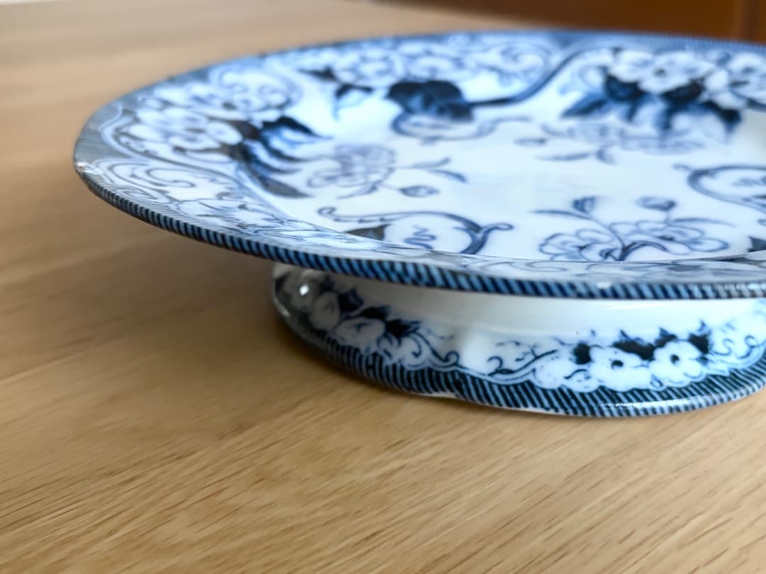 クレイユモントロー　コンポティエ　FLORA フランスアンティーク　プレート