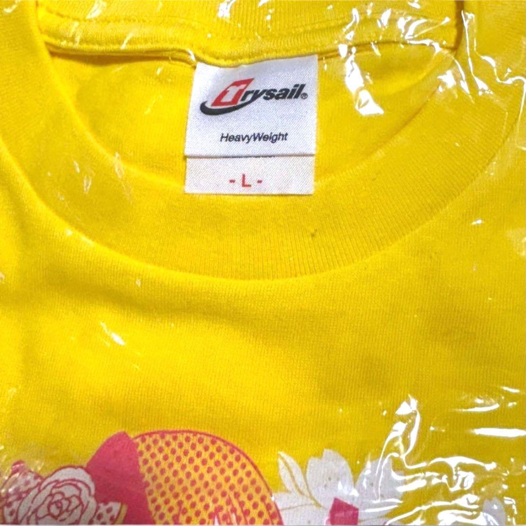 M023【新品限定品】白黒コラボ半袖Tシャツミコト 黄色