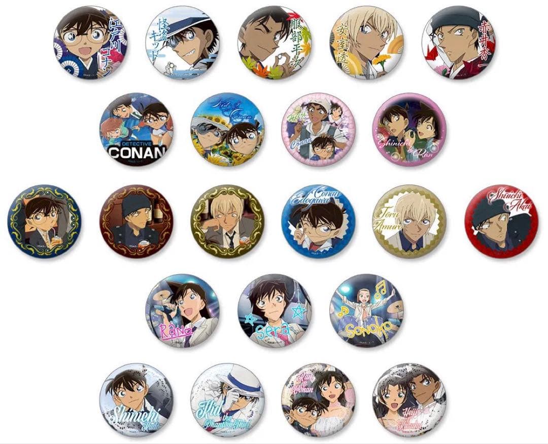 名探偵コナン　缶バッジ　Vol.2 コンプリート　セット　怪盗キッド　安室