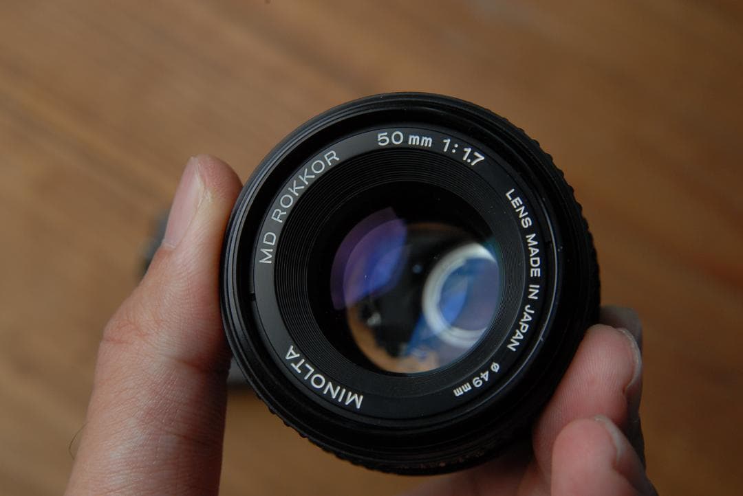 フィルムカメラ MINOLTA XD rokkor 50mm f1.7