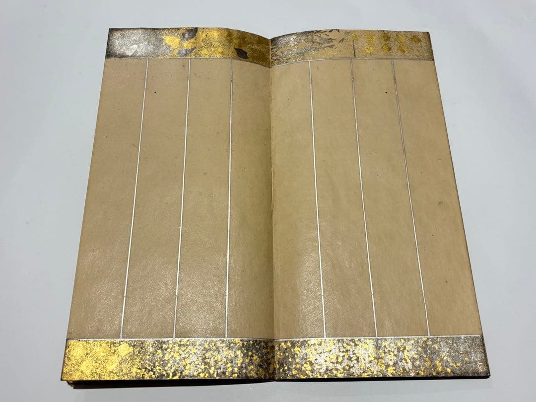 豪華 金銀泥入り料紙 真言宗 奉加帳白帖 江戸時代 1帖｜高野山 弘法大師 和本