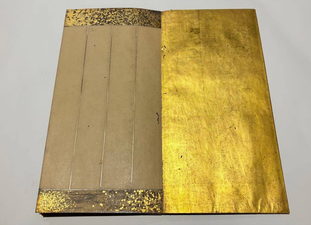 豪華 金銀泥入り料紙 真言宗 奉加帳白帖 江戸時代 1帖｜高野山 弘法大師 和本