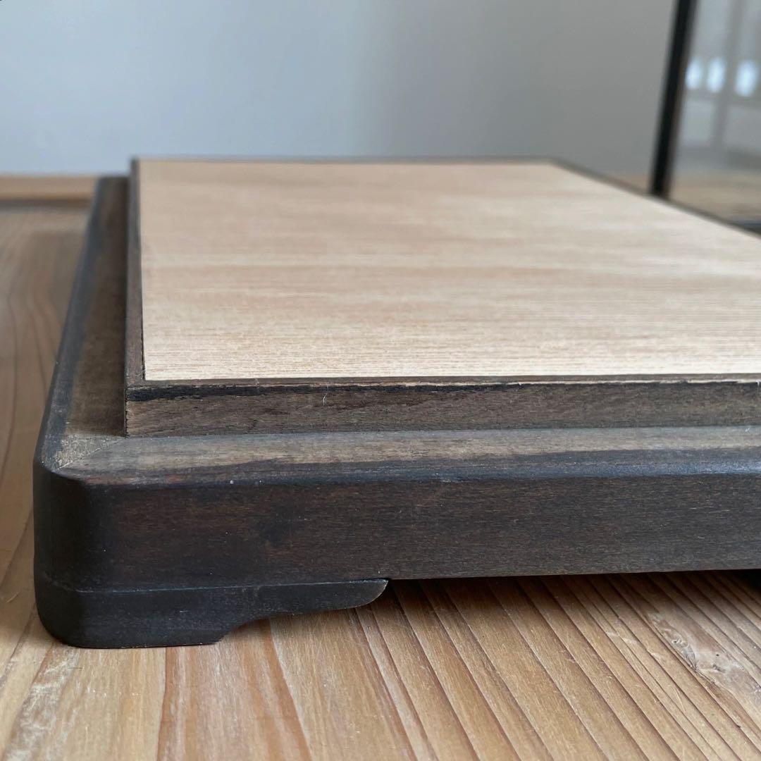 古い卓上ガラスケース　レトロ　飾り棚　古道具　アンティーク