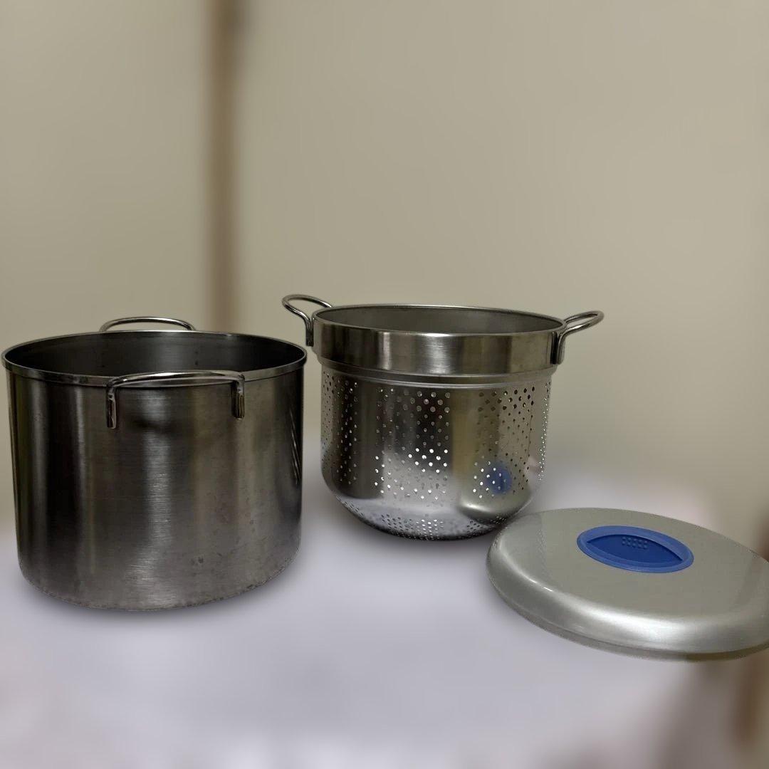 YOSHKAWA寸胴鍋 6.5L日本製ストレーナー付き