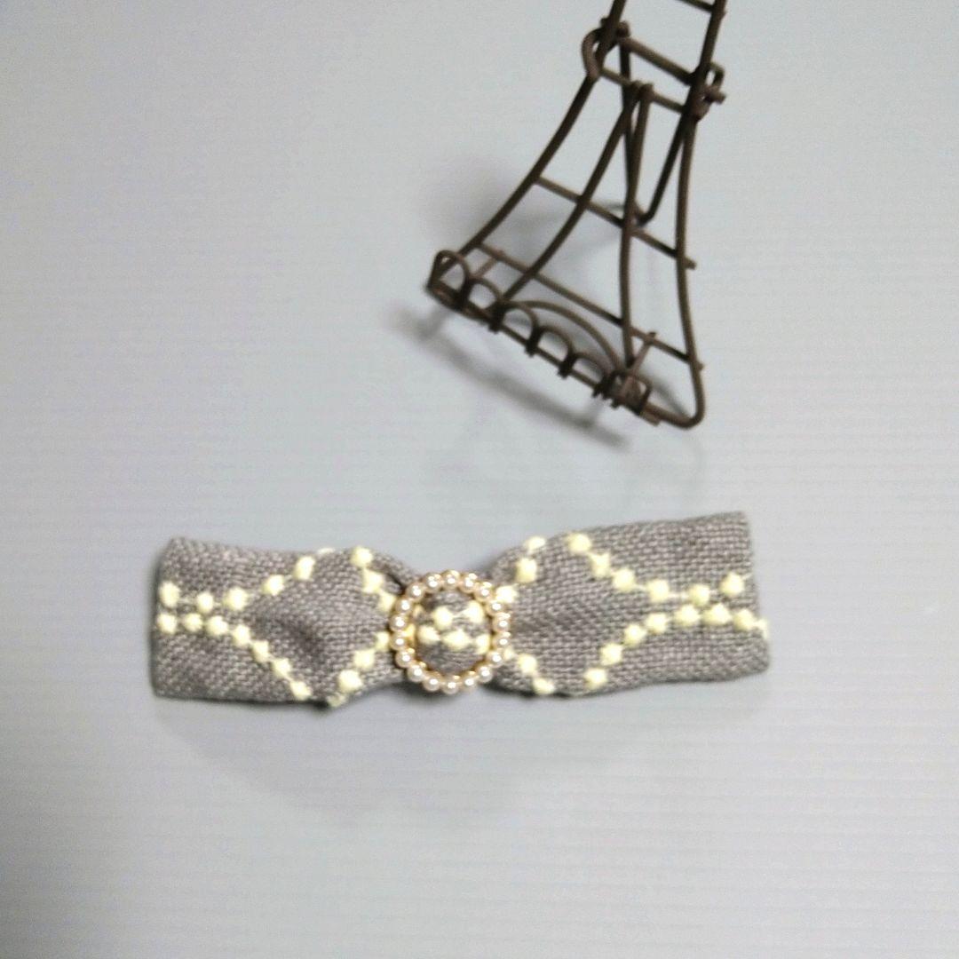 No.686 ミナペルホネン  ハンドメイド バレッタ