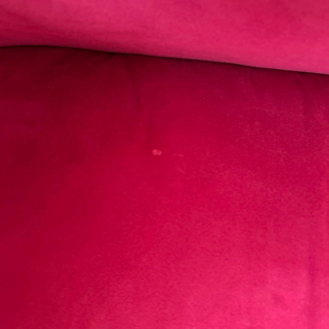 【美品】ソファ　ビロード生地2人掛け　レッド ニトリ