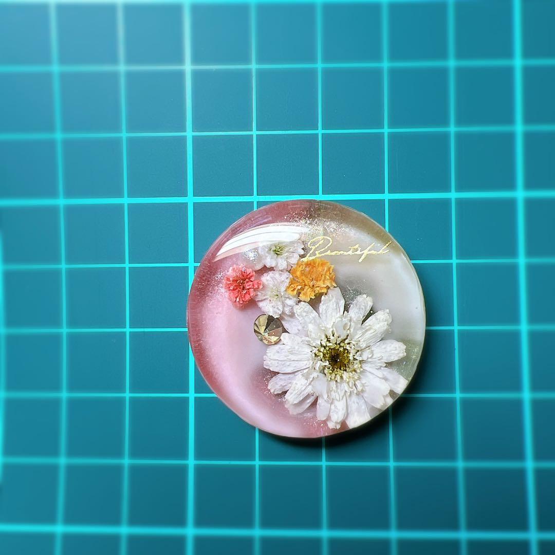 レジン ヘアゴム ドライフラワー No.857