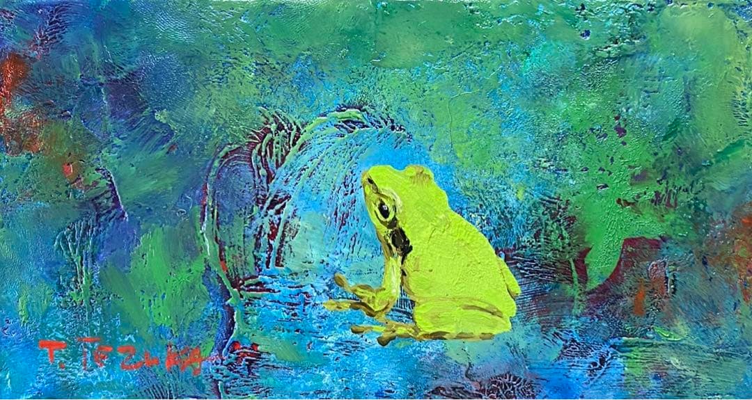 極小の油絵ミニアチュール、サイズはタバコ2〜3個分