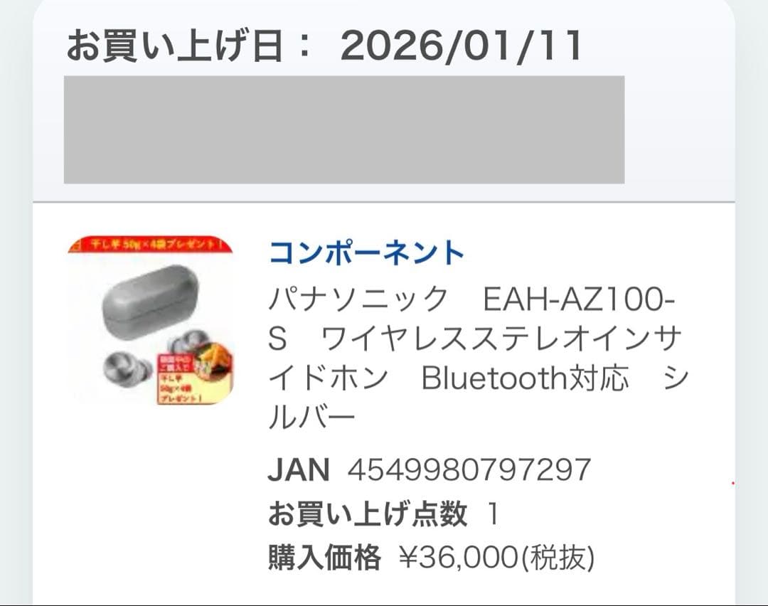 Technics AZ100 ワイヤレスイヤホン
