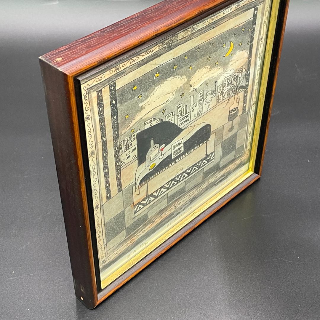 真作保証 Ayuko Kita『PIANO '94』銅版画 EA R8SA65