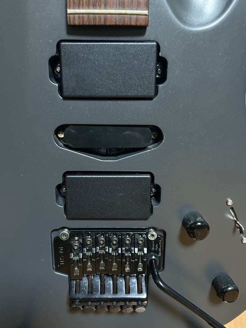 アリアProⅡ マグナ 22フレットタケウチフロイド　配線まだです。