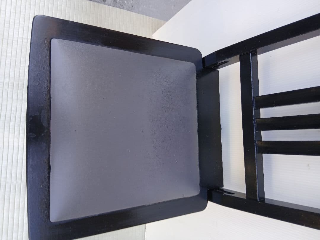 ヤマハ背もたれ付、上下調整機能付、ストッパー付ピアノ椅子、中古