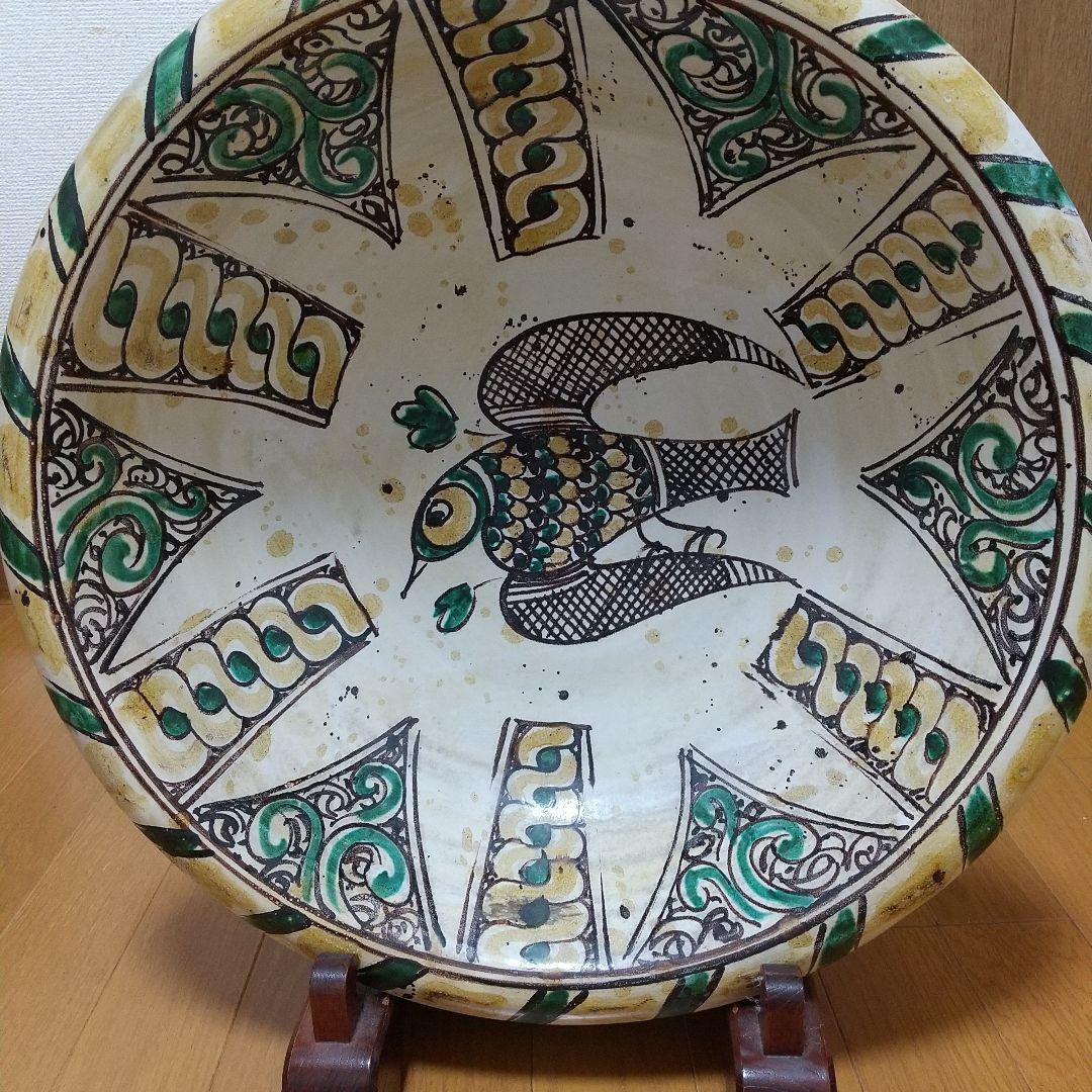 飾り皿 イタリア製 直径45センチ