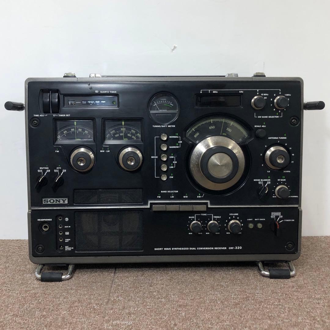 SONY CRF-320 BCLラジオ ジャンク FM確認済 MW不動