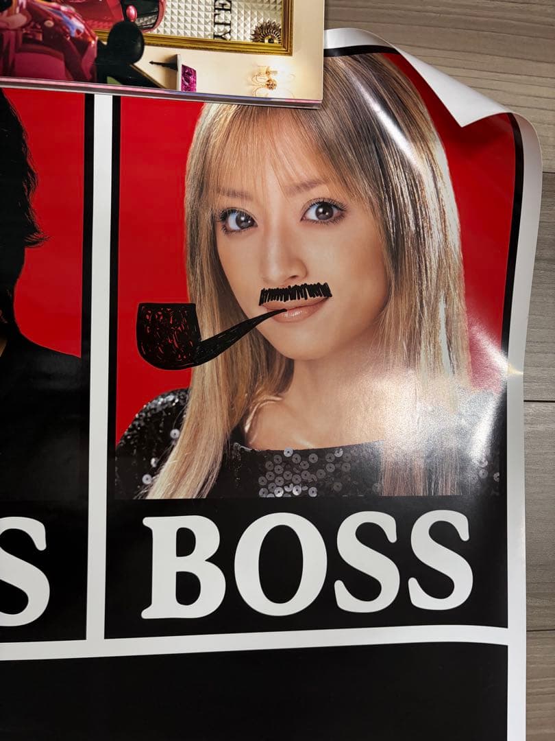 即購入可 ⭐︎ 浜崎あゆみ　豊川悦司　BOSS 販促ポスター　非売品②