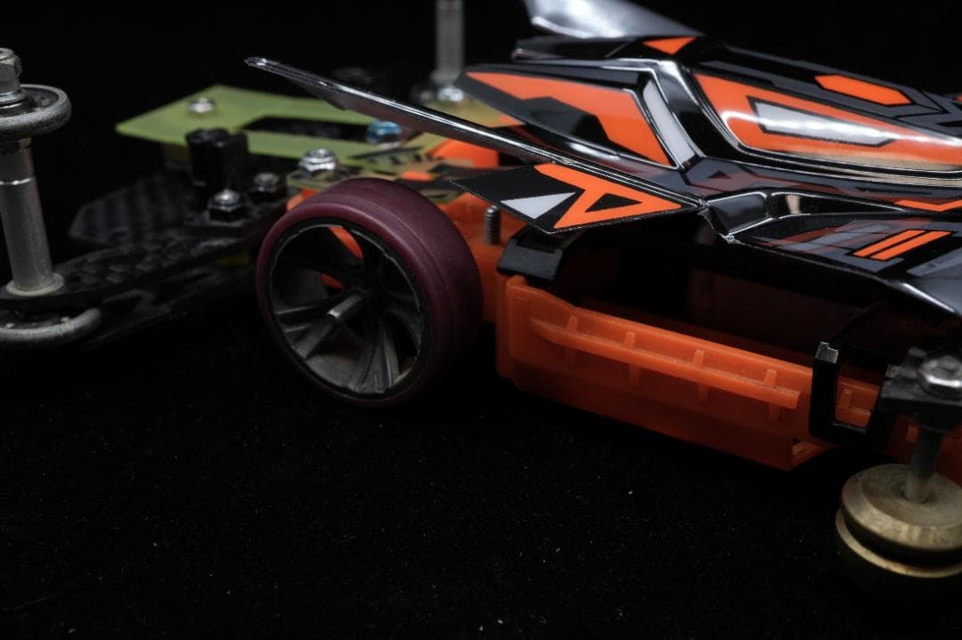 ミニ四駆　タミヤ　MSフレキ完成品　ウイニングバード　闇機甲