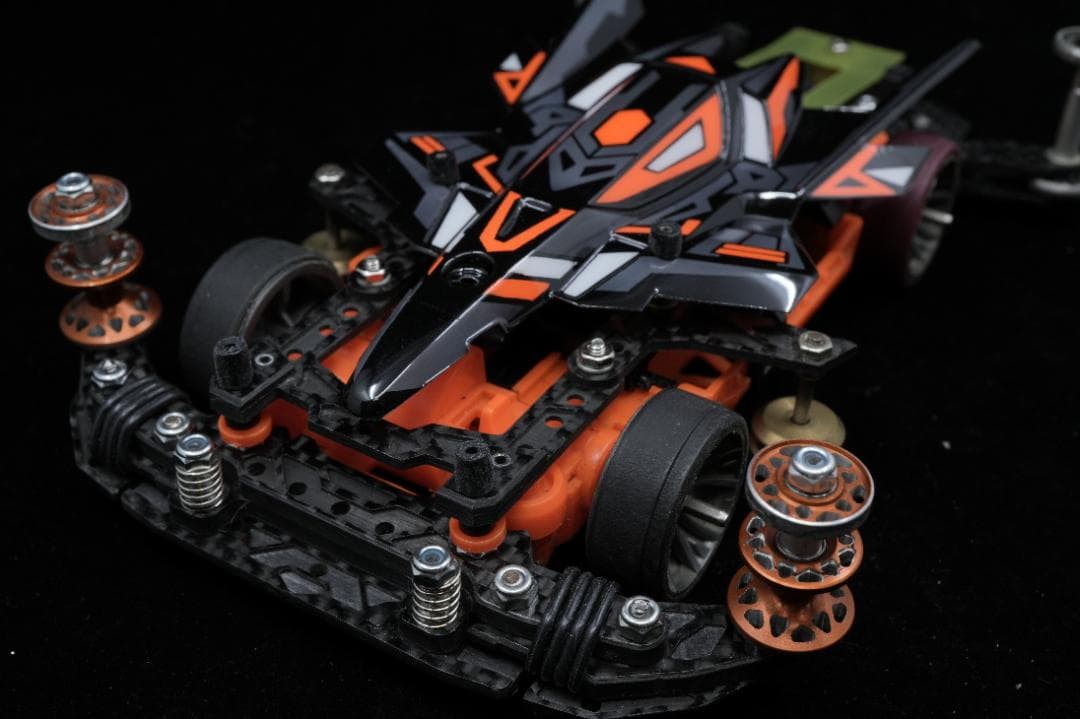 ミニ四駆　タミヤ　MSフレキ完成品　ウイニングバード　闇機甲