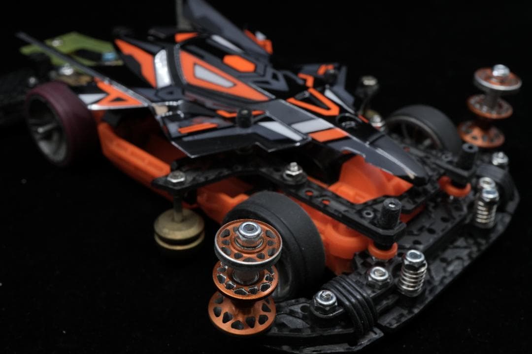 ミニ四駆　タミヤ　MSフレキ完成品　ウイニングバード　闇機甲