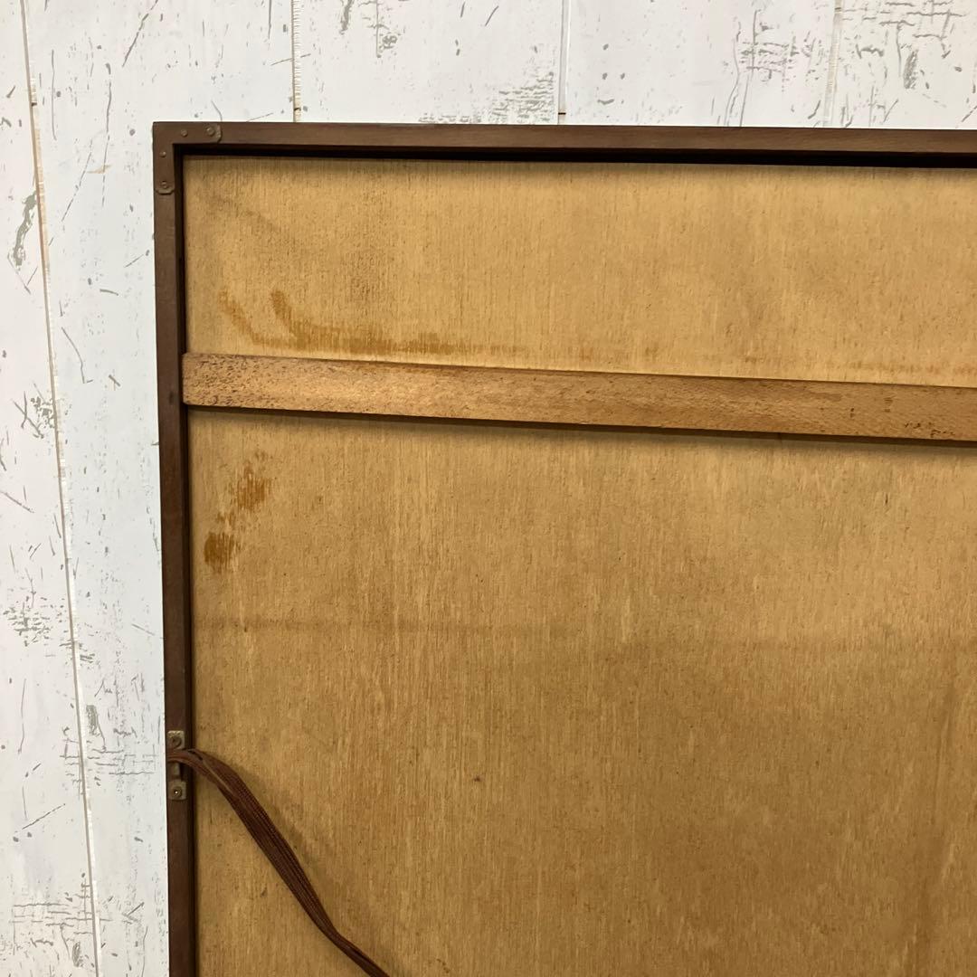 昭和レトロ 油絵 油彩画 絵画 人物画 女性画 アート 作品 美術 額装 額入り