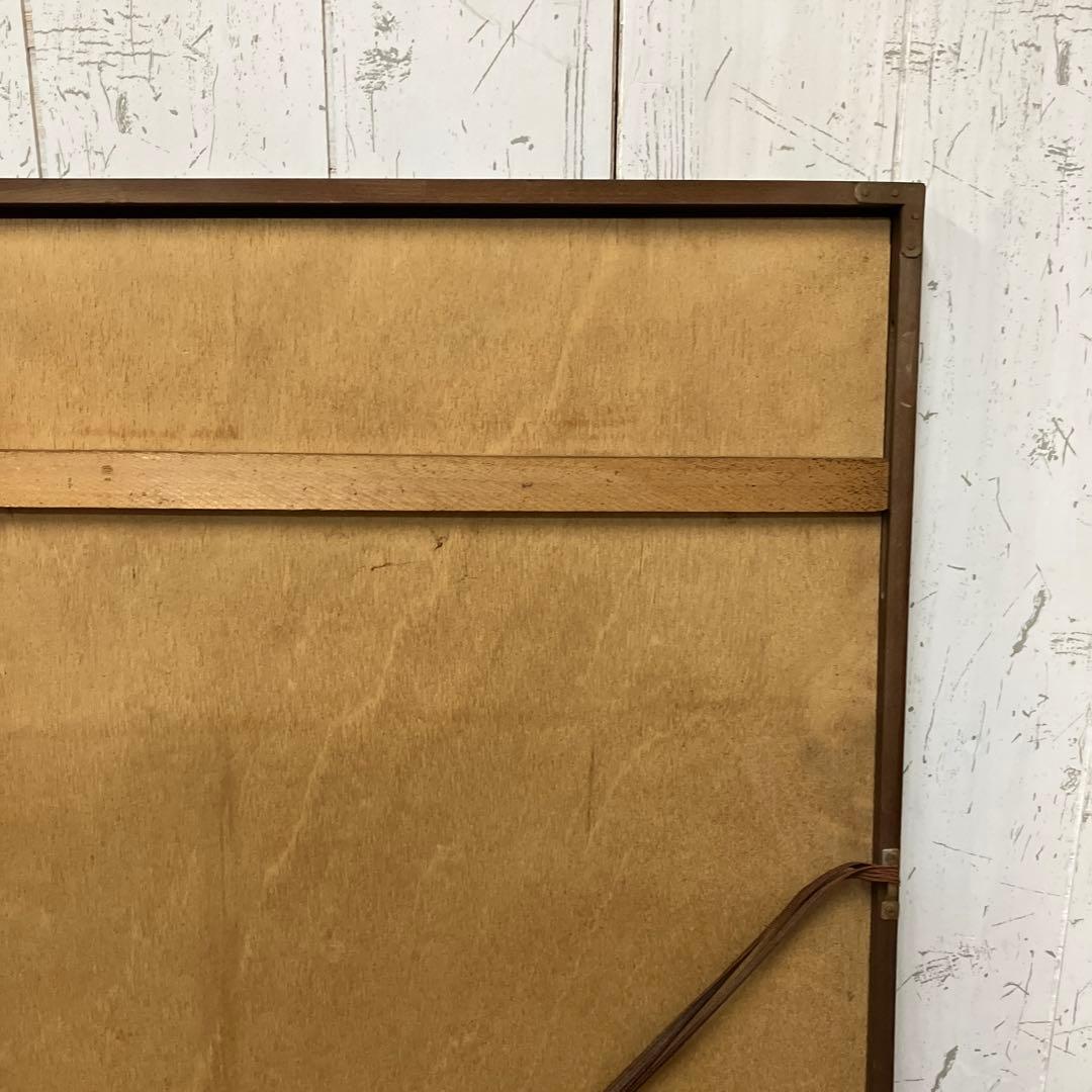 昭和レトロ 油絵 油彩画 絵画 人物画 女性画 アート 作品 美術 額装 額入り