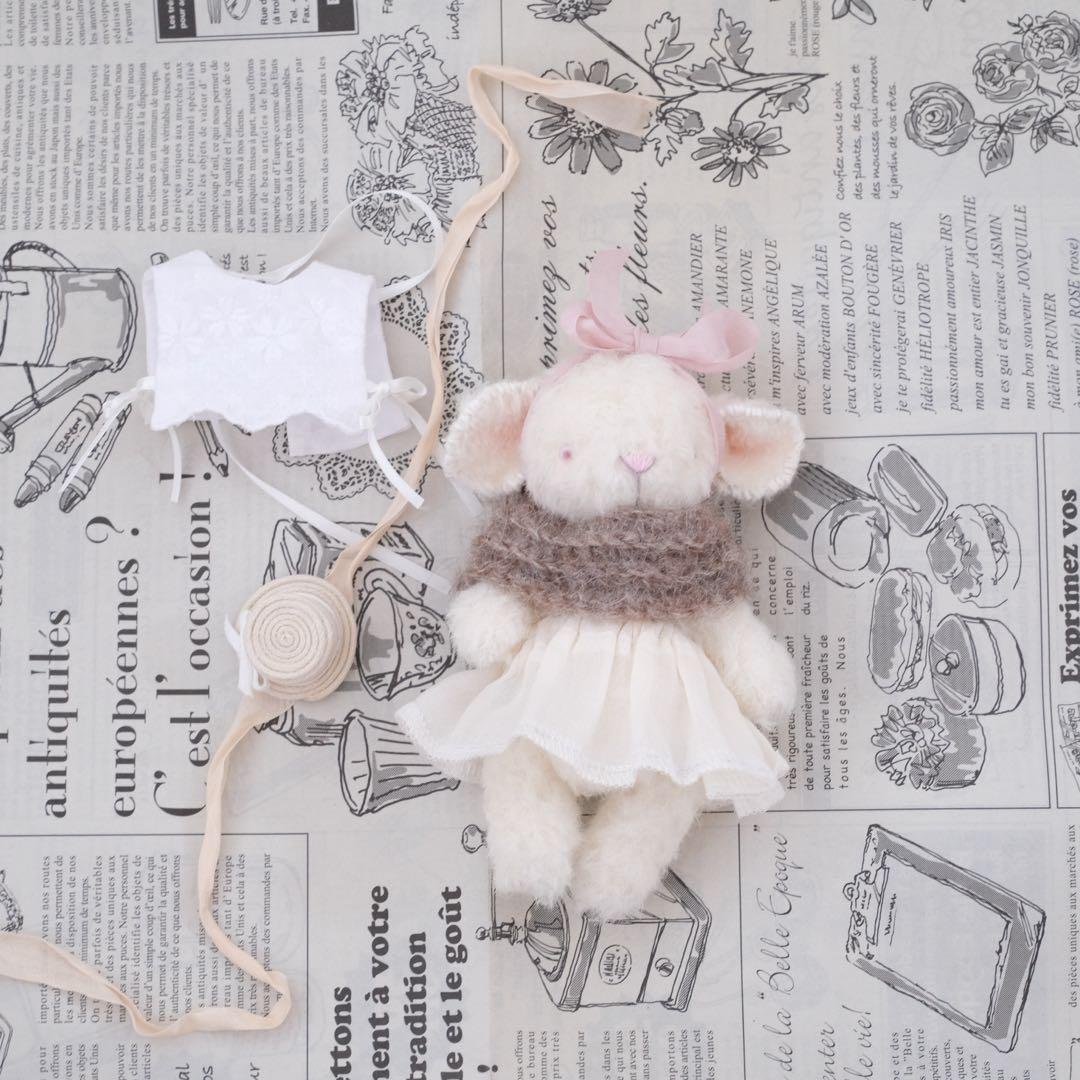 ひつじのぬいぐるみ　テディベア　teddy bear ひつじ