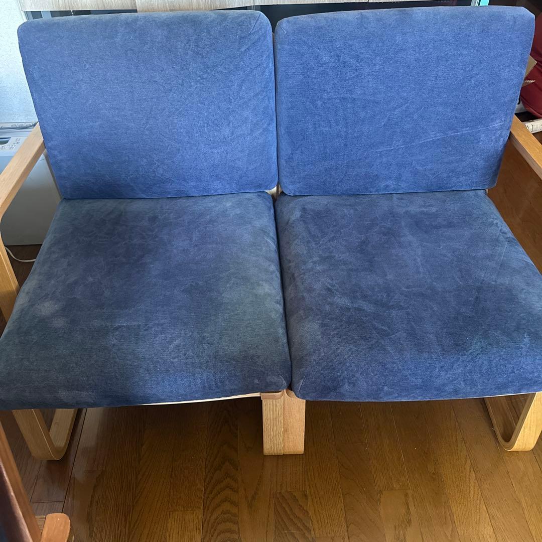 無印良品　リビングでもダイニングでもつかえるテーブルソファセット