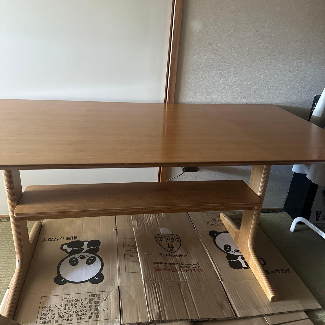 無印良品　リビングでもダイニングでもつかえるテーブルソファセット