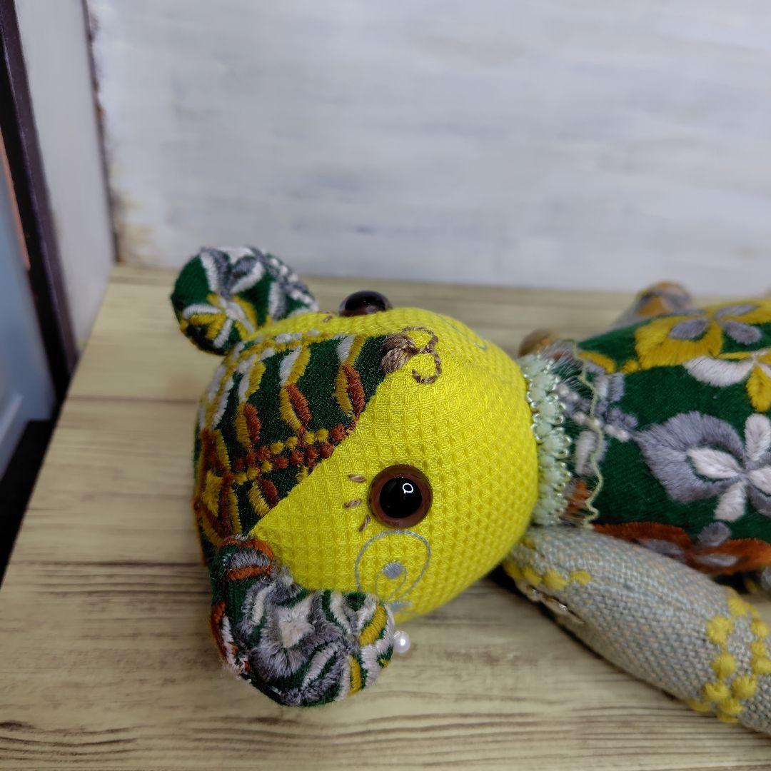 ミナペルホネン＊ハンドメイド＊ぬいぐるみ＊テディベア＊85