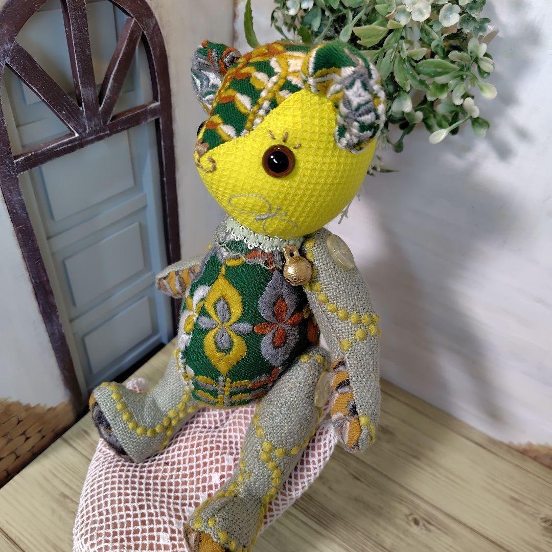 ミナペルホネン＊ハンドメイド＊ぬいぐるみ＊テディベア＊85