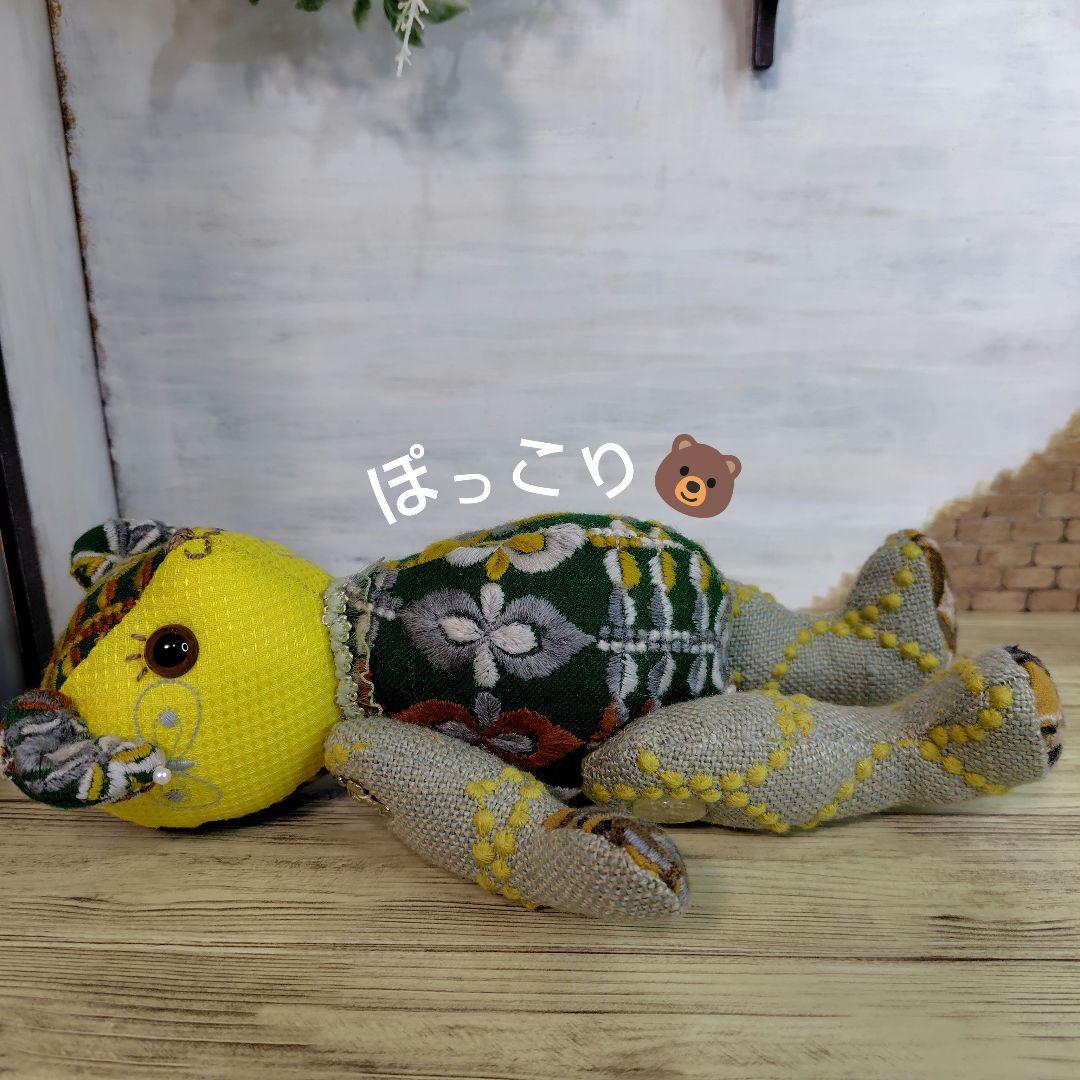 ミナペルホネン＊ハンドメイド＊ぬいぐるみ＊テディベア＊85