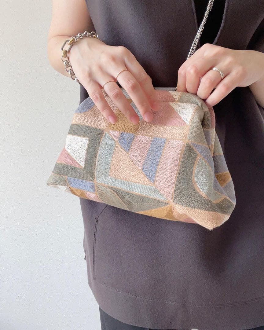 ショルダーバッグ MORO 2way embroidery bag