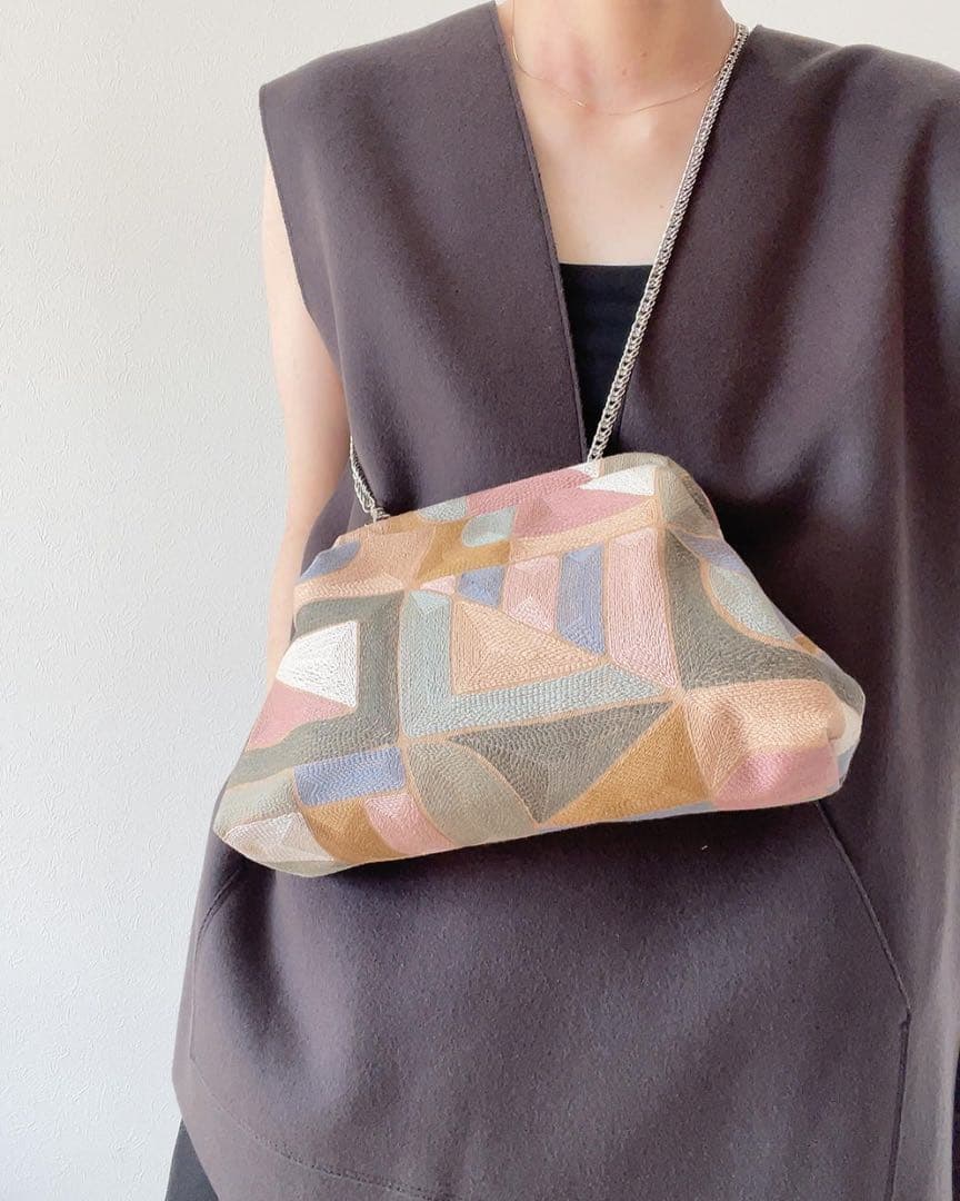 ショルダーバッグ MORO 2way embroidery bag