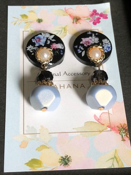 レイチェル専用♡antique black ピアス イヤリング