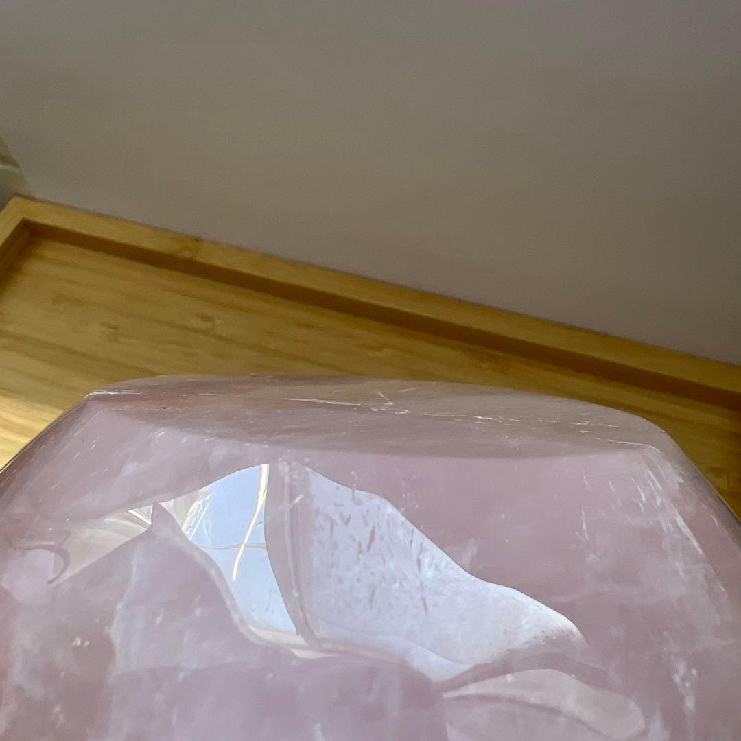 専用　こんぶさん　天然石　ローズクォーツボウル