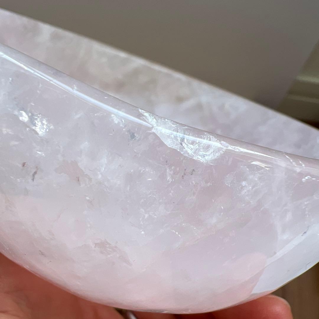 専用　こんぶさん　天然石　ローズクォーツボウル