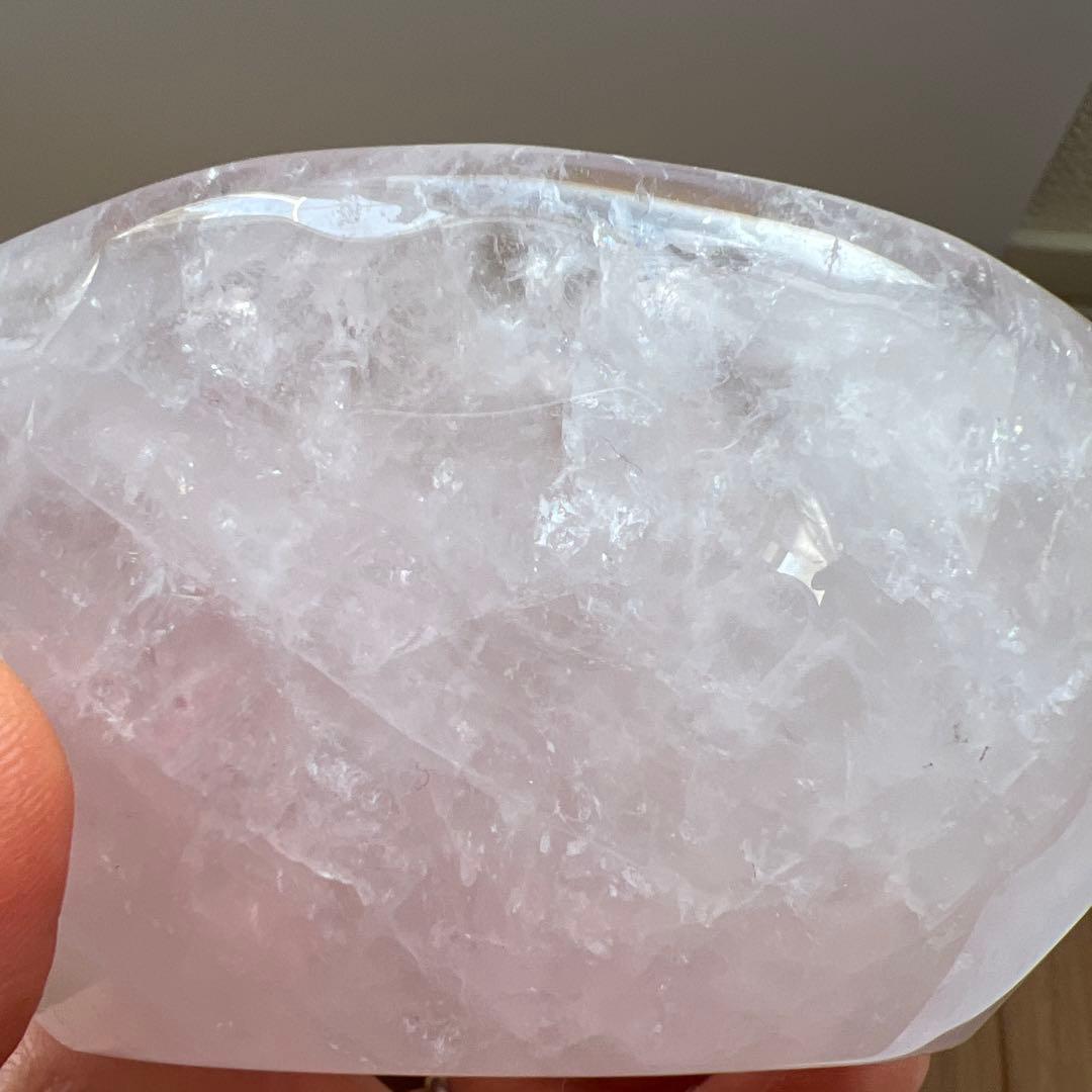 専用　こんぶさん　天然石　ローズクォーツボウル