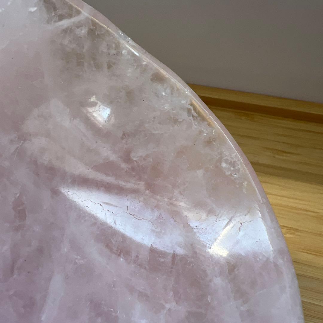 専用　こんぶさん　天然石　ローズクォーツボウル