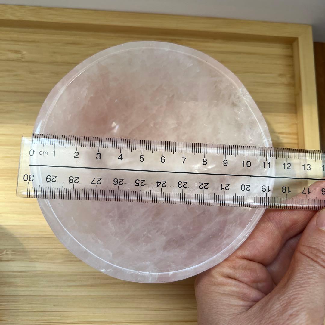専用　こんぶさん　天然石　ローズクォーツボウル
