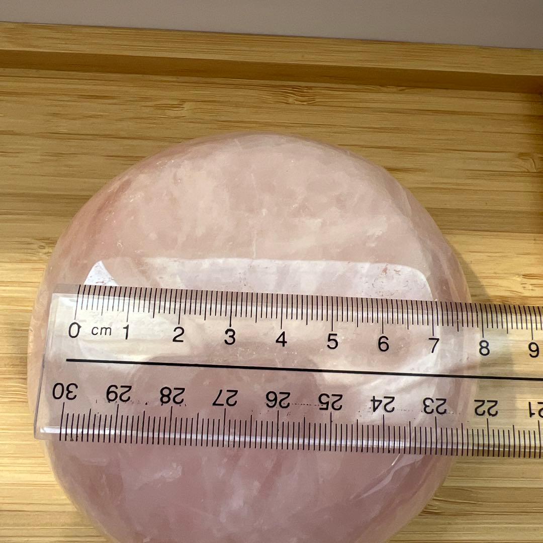 専用　こんぶさん　天然石　ローズクォーツボウル