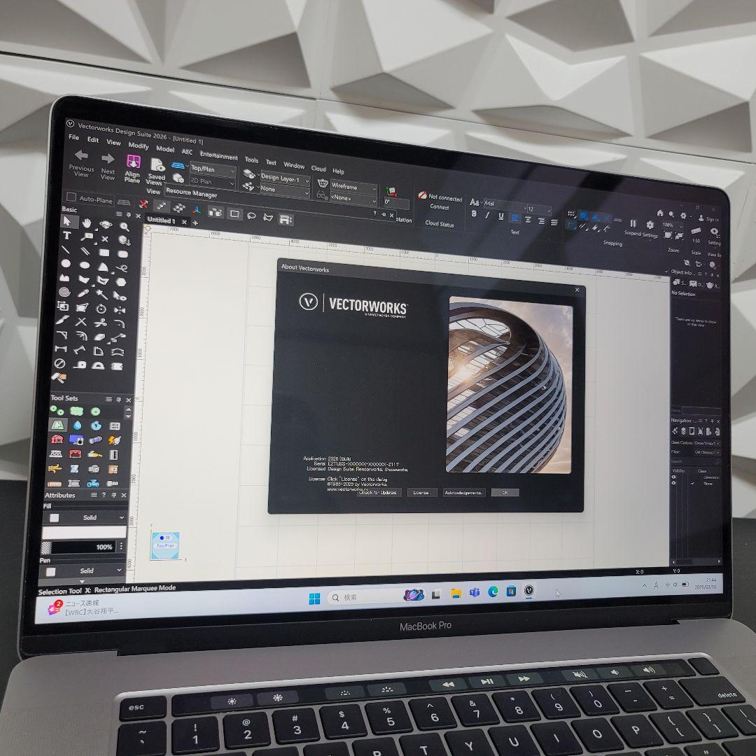 美品 MacBook Pro 16インチ i9 64/1TB CAD&3D設計